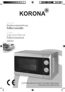 Bruksanvisning Korona 58050 Mikrovågsugn