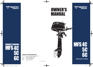 Handleiding Tohatsu MFS5C Buitenboordmotor