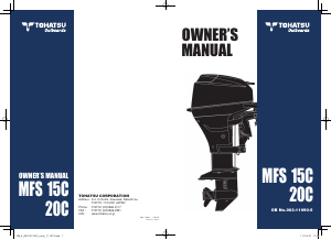 Manual Tohatsu MFS15C Outboard Motor