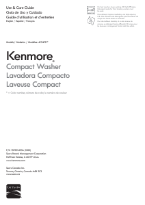 Manual de uso Kenmore 417.41912 Lavadora