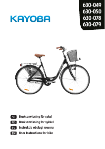 Bruksanvisning Kayoba 630-050 Elegance Cykel