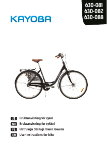 Bruksanvisning Kayoba 630-081 Elegance Cykel