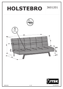 Brugsanvisning JYSK Price Star Sovesofa