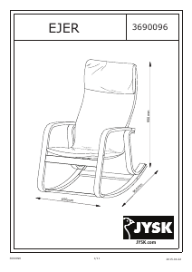 Instrukcja JYSK Ejer Fotel