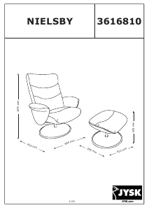 Manual JYSK Nielsby Armchair