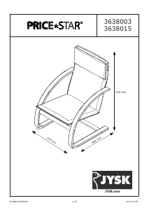 Руководство JYSK Price Star Кресло