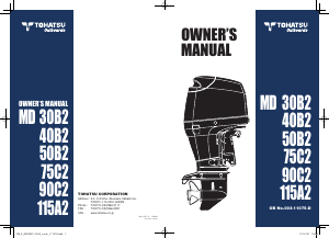 Manual Tohatsu MD50B2 Outboard Motor