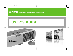 Manual InFocus LP120 Projector