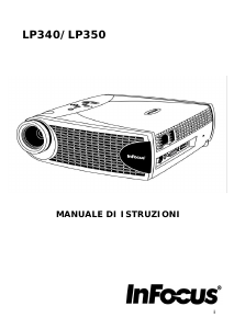 Manuale InFocus LP340 Proiettore