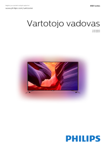 Vadovas Philips 65PUS8601 LED televizorius