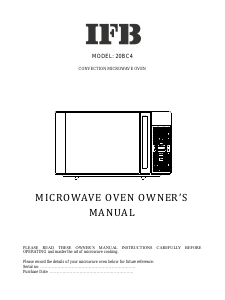 Manual IFB 20BC4 Microwave