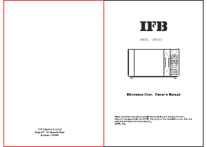 Manual IFB 20PG3S Microwave