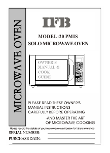 Manual IFB 20PMIS Microwave