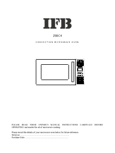 Handleiding IFB 25BC4 Magnetron