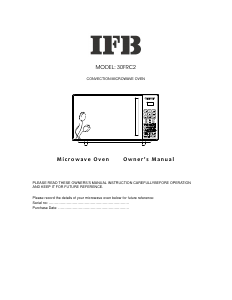 Manual IFB 30FRC2 Microwave