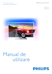 Manual Philips 9000 Series 60PFL9607T Televizor LED