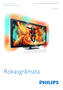 Rokasgrāmata Philips Cinema 21/9 58PFL9956H Gaismas diožu televizors