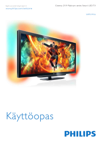 Käyttöohje Philips Cinema 21/9 58PFL9956H LED-televisio