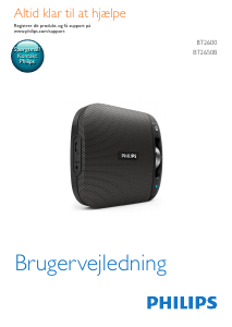 Brugsanvisning Philips BT2600 Højttaler