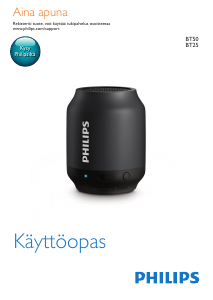 Käyttöohje Philips BT50 Kaiutin