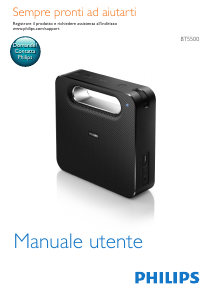 Manuale Philips BT5500B Altoparlante