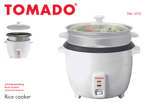 Manual Tomado TM-1912 Rice Cooker