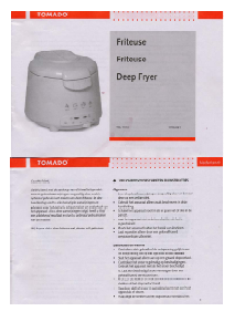 Handleiding Tomado TM-1913 Friteuse