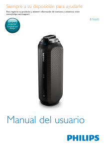 Manual de uso Philips BT6600 Altavoz