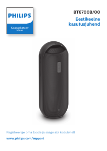 Kasutusjuhend Philips BT6700B Kõlar