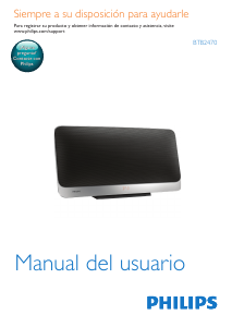 Manual de uso Philips BTB2470 Altavoz