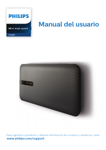 Manual de uso Philips BTM2660W Altavoz