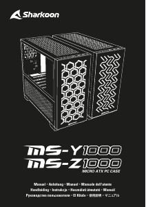 Manuál Sharkoon MS-Y1000 PC Skřín