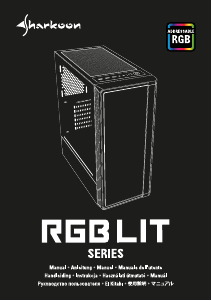 Manuale Sharkoon RGB LIT 100 Case PC