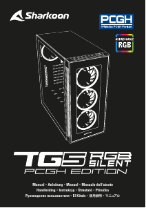 Instrukcja Sharkoon TG5 RGB Silent PCGH Edition Obudowa komputera
