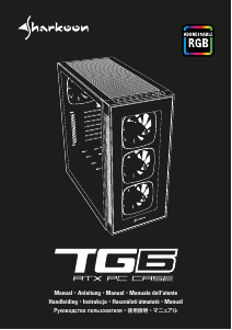 Manual de uso Sharkoon TG6 RGB Caja PC