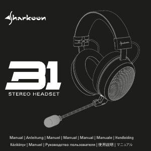 Manuale Sharkoon B1 Headset