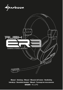 Instrukcja Sharkoon Rush ER3 Słuchawki z mikrofonem