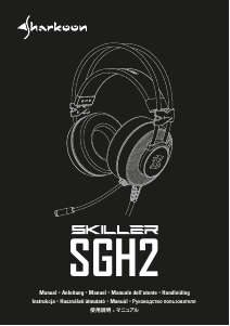 Mode d’emploi Sharkoon Skiller SGH2 Headset