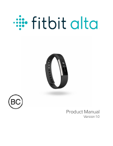 Manual Fitbit Alta Sports Watch