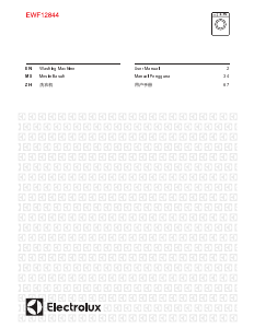 Manual Electrolux EWF12844 Washing Machine