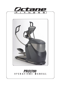 Manual Octane PRO 3700 Cross Trainer