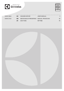Handleiding Electrolux EWW12742 Was-droog combinatie