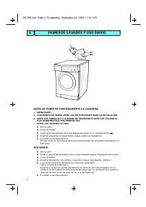 Manual de uso Eslabón de lujo AWH 650 Lavadora