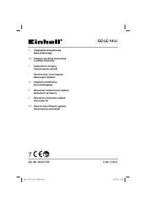 Manual Einhell GC-LC 18 Li Chainsaw