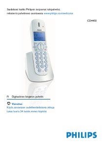 Käyttöohje Philips CD4450 Langaton puhelin