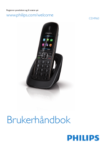 Bruksanvisning Philips CD4960B Trådløs telefon
