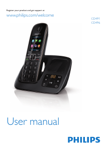Manual Philips CD4962B Wireless Phone