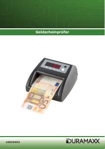 Manual Duramaxx Pinkteron Banknote Counter