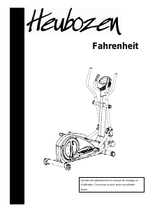 Mode d’emploi Heubozen Fahrenheit Vélo elliptique