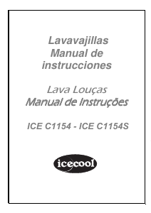 Manual de uso Icecool ICE C1154S Lavavajillas